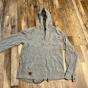 Billabong Pullover Hoodie Surf Plus Size Large Henley